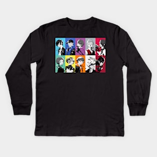 P3R Characters Kids Long Sleeve T-Shirt